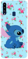 Husa din silicon compatibila cu Samsung Galaxy A20s - model Stitch Cellphone 