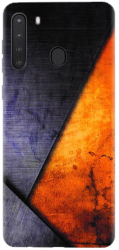 Husa din silicon compatibila cu Samsung Galaxy A21 - model Abstract 