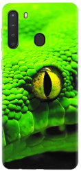 Husa din silicon compatibila cu Samsung Galaxy A21 - model Animal Eye