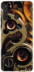Husa din silicon compatibila cu Samsung Galaxy A21 - model Clock Mechanism 