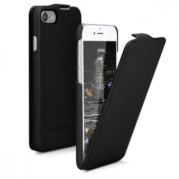 Husa pentru Apple iPhone 8 / iPhone 7 / iPhone SE 2 Piele naturala Negru 39346.01 