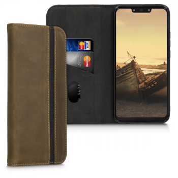 Husa pentru Huawei Mate 20 Lite Piele naturala Maro 48731.05 
