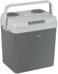 Lada frigorifica auto Well 12V/230V cu functie de racire si incalzire 32L 