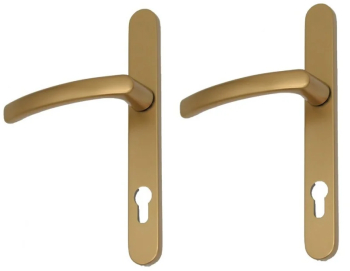 Maner usa termopan blaugelb DGT30 exterior 92 x 30 mm material aluminiu fara accesorii de prindere culoare bronz F4 