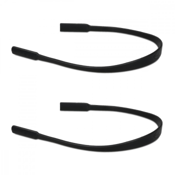 Set 2 Curele anti-alunecare pentru ochelari Kwmobile Negru Silicon 51742.01 