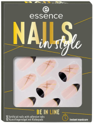 Unghii false cu banda adeziva Essence Nails in Style be in line 12 buc 