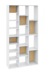 Biblioteca mdf alb natur Arctic 92x30x178 cm 