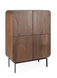 Comoda 4 usi lemn mango maro Orissa 90x42x120 cm 