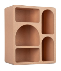 Etajera mdf caramiziu 40x20x48 cm 
