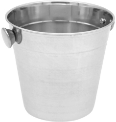 Frapiera argintie din metal inaltime 12 cm 