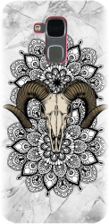 Husa din silicon compatibila cu Huawei Honor 5C - model Tatoo Art Goat 