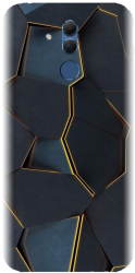 Husa din silicon compatibila cu Huawei Mate 20 Lite - model Abstract Draw 