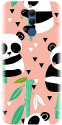 Husa din silicon compatibila cu Huawei Mate 20 Lite - model Baby panda 001 