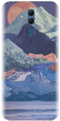 Husa din silicon compatibila cu Huawei Mate 20 Lite - model Collage Mountain 
