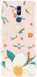 Husa din silicon compatibila cu Huawei Mate 20 Lite - model Floral 