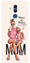 Husa din silicon compatibila cu Huawei Mate 20 Lite - model Mama 