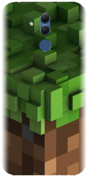 Husa din silicon compatibila cu Huawei Mate 20 Lite - model Minecraft 