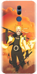 Husa din silicon compatibila cu Huawei Mate 20 Lite - model Naruto Uzumaki 