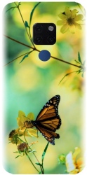 Husa din silicon compatibila cu Huawei Mate 20 - model Butterfly 001 