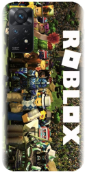 Husa din silicon compatibila cu Xiaomi Redmi Note 11 Pro 4g/5g global - model Roblox 