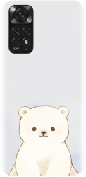 Husa din silicon compatibila cu Xiaomi Redmi Note 11s 4g - model Ursulet 
