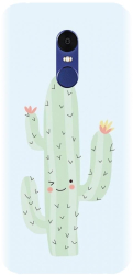 Husa din silicon compatibila cu Xiaomi Redmi Note 4X - model Cactus 