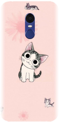 Husa din silicon compatibila cu Xiaomi Redmi Note 4X - model Cute cat 
