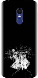 Husa din silicon compatibila cu Xiaomi Redmi Note 4X - model Line Art Dreamer 