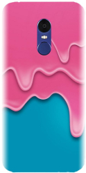 Husa din silicon compatibila cu Xiaomi Redmi Note 4X - model Pink Liquid Dripping 