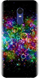 Husa din silicon compatibila cu Xiaomi Redmi Note 4X - model Rainbow Colored Soap Bubbles 