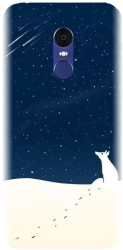 Husa din silicon compatibila cu Xiaomi Redmi Note 4X - model Winter Night 