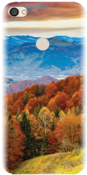 Husa din silicon compatibila cu Xiaomi Redmi Note 5A Prime - model Autumn Mountain Fall Rusty Forest