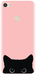Husa din silicon compatibila cu Xiaomi Redmi Note 5A Prime - model Black Cat 