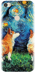 Husa din silicon compatibila cu Xiaomi Redmi Note 5A Prime - model Doggy Night 