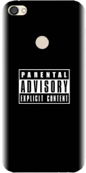 Husa din silicon compatibila cu Xiaomi Redmi Note 5A Prime - model Parental Advisory 