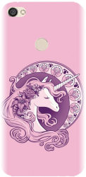 Husa din silicon compatibila cu Xiaomi Redmi Note 5A Prime - model Purple Unicorn 