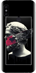 Husa din silicon compatibila cu Xiaomi Redmi Note 6 Pro - model Smoking Sculpture 