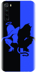 Husa din silicon compatibila cu Xiaomi Redmi Note 8 - model Angel Devil 