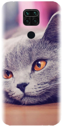 Husa din silicon compatibila cu Xiaomi Redmi Note 9 - model British Shorthair Cat 