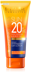 Lotiune de plaja Eveline Cosmetics SPF 20 Rezistent La Apa 200 ml 