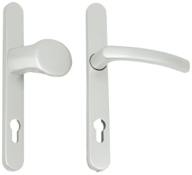 Maner usa termopan blaugelb KGT30 exterior 92 x 30 mm cu buton fix aluminiu fara accesorii de prindere culoare argintiu F1 