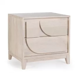 Noptiera lemn mango natur Archita 47x40x46 cm 