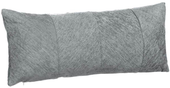 Perna cu husa detasabila fermoar 70x30 cm gri 