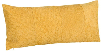 Perna dreptungiulara husa detasabila fermoar galben mustar 70x30 cm 