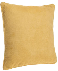 Perna galben mustar cu doua fete inchidere cu fermoar husa detasabila 50x50 cm 