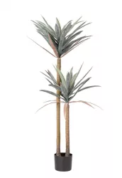 Planta artificiala Yucca 68 frunze 75x60x128 cm 