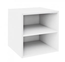 Raft pardoseala 1 polita mdf alb 35x35x35 cm 
