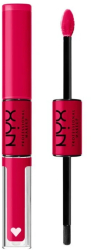 Ruj rezistent la transfer Nyx Shine Loud nuanta World Shaper 2x3.4 ml 