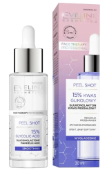 Ser pentru fata Eveline Cosmetics Serum Shot 15 Glycolic acid Smoothing 30 ml 