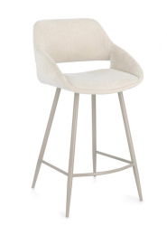 Set 2 scaune bar bej ivoire Florence 50x50x97 cm 